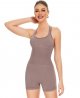 Womens Jumpsuits Cross Backless Workout Yoga Seamless One Piece Sleeveless Jumpsuit