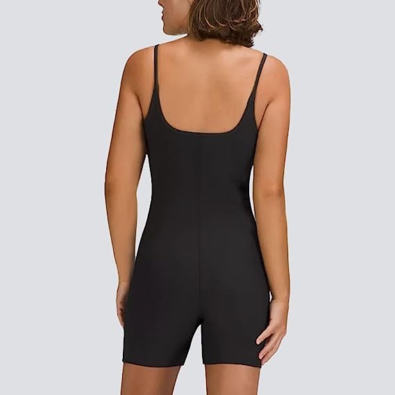 Women's Jumpsuits Bodysuit One Piece Strappy Shorts Rompers Workout Sleeveless Outfit